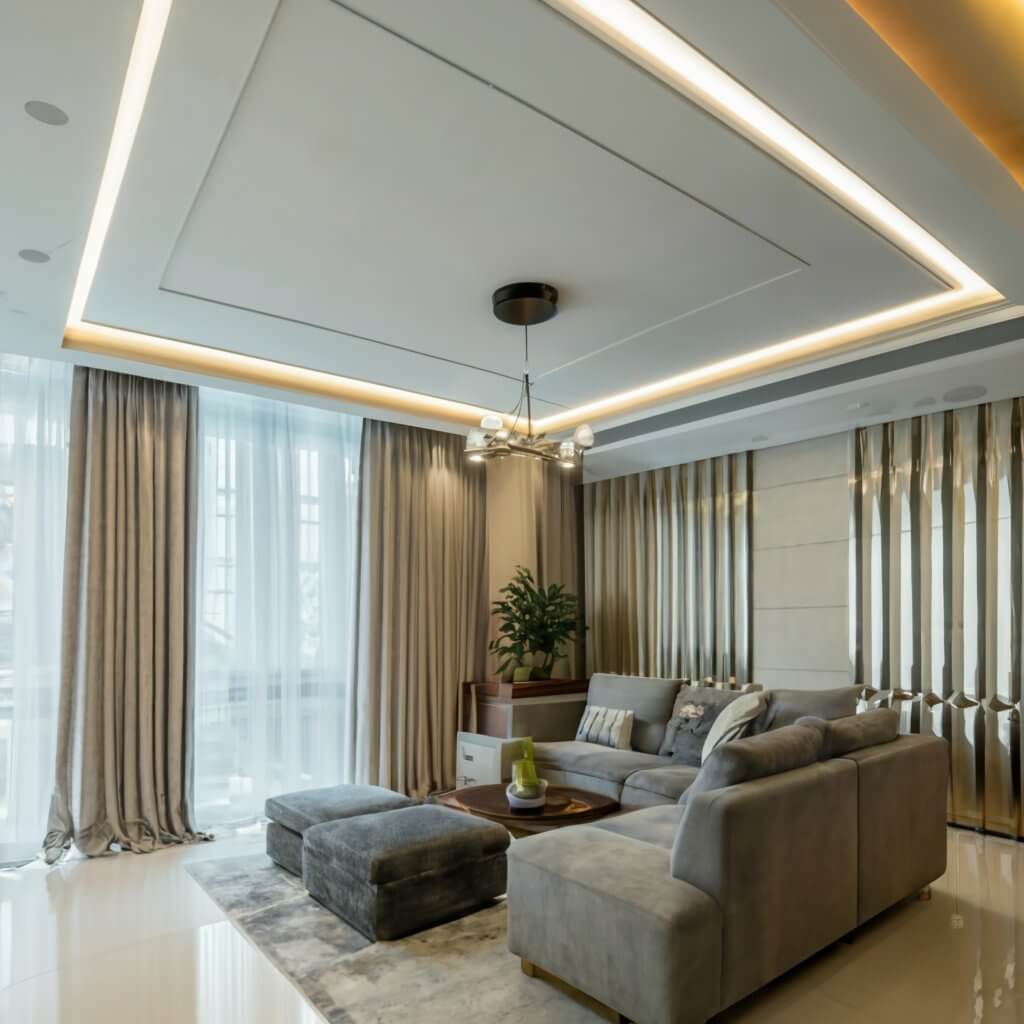 Contemporary Fabric Ceiling